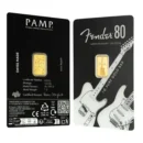 1 Gram PAMP Fender 80th Anniversary Gold Bar