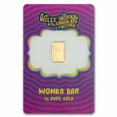 1 Gram PAMP Willy Wonka Gold Bar