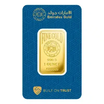 Investment Gold Bars - 1 OZ - Emirates Gold (999.9)