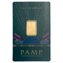PAMP 2.5 Gram Gold Bar Lady of Liberty