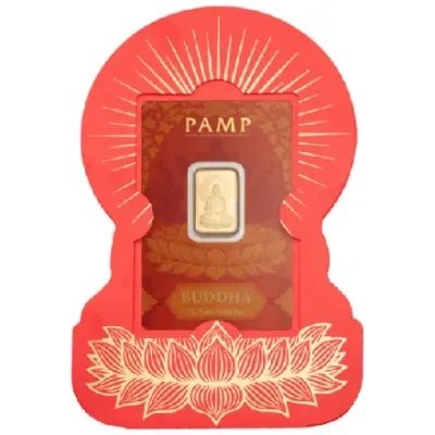 PAMP Buddha 5 Grams Suisse Gold Bar