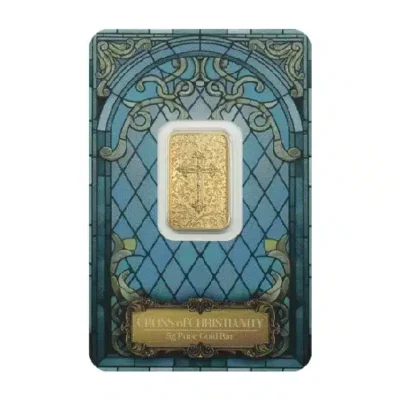 PAMP Cross of Christianity Gold Bar 5 Gram
