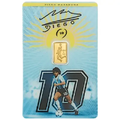 PAMP Diego Maradona 1 Gram Suisse Gold Bar