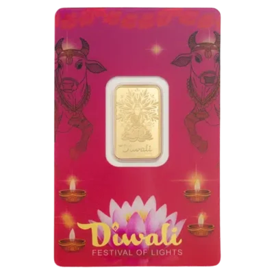PAMP Diwali Lakshmi & Sacred Cow 5g Gold Bar 2026
