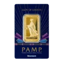 PAMP Newmont Lady of Liberty Gold Minted Bar 1oz