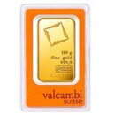 Valcambi Suisse 100 Gram Gold Bar